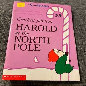 Harold at the North Pole and the Purple Crayon Crockett Johnson Children’s Book
